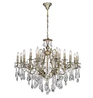 Люстра хрустальная подвесная Opera E 1.1.18.600 A Dio D'Arte без плафона на 18 ламп, основание античное бронза бронзовое в стиле современный Люстра хрустальная подвесная Opera E 1.1.18.600 A Dio D'Arte без плафона на 18 ламп, основание античное бронза бронзовое в стиле современный